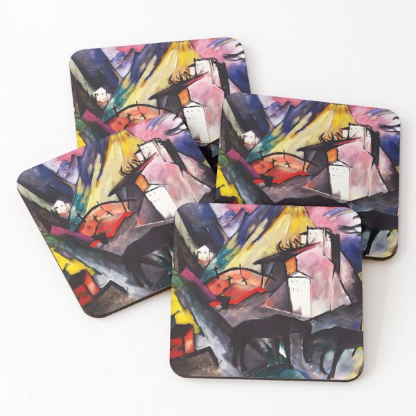 Item preview, Franz Marc - The Unfortunate Land of Tyrol designed and sold by Erlin Rudho.
