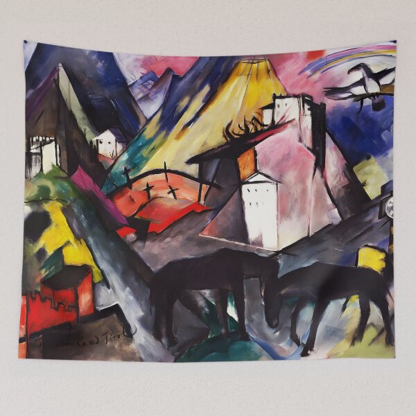 Item preview, Franz Marc - The Unfortunate Land of Tyrol designed and sold by Erlin Rudho.
