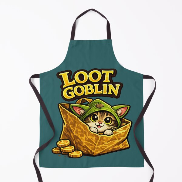 Item preview, Loot Goblin Cat – Funny RPG Gaming Meme Cute Fantasy Gamer Cat designed and sold by Irysek.