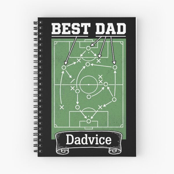 Item preview, Best Dad Dadvice Soccer Tactics Board Game Plan designed and sold by TeNovaStudio.