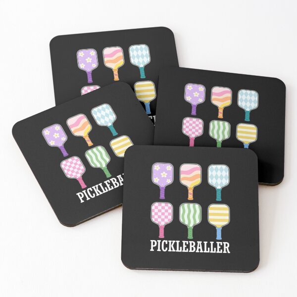 Item preview, Retro Pastel Pickleball Paddles Graphic - Cute Pickleballer Aesthetic designed and sold by haitrieuic96.