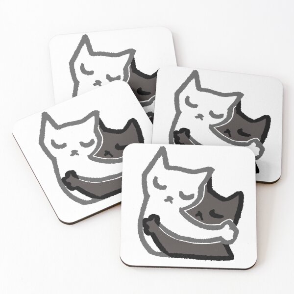 Item preview, Hugging cats designed and sold by mabzoid.
