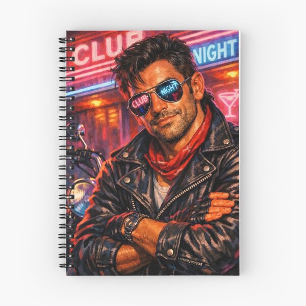 Item preview, 1980s Gay Leather Bar Daddy Club Nights Neon Pride Graphic Design designed and sold by ItsAKinkThing.