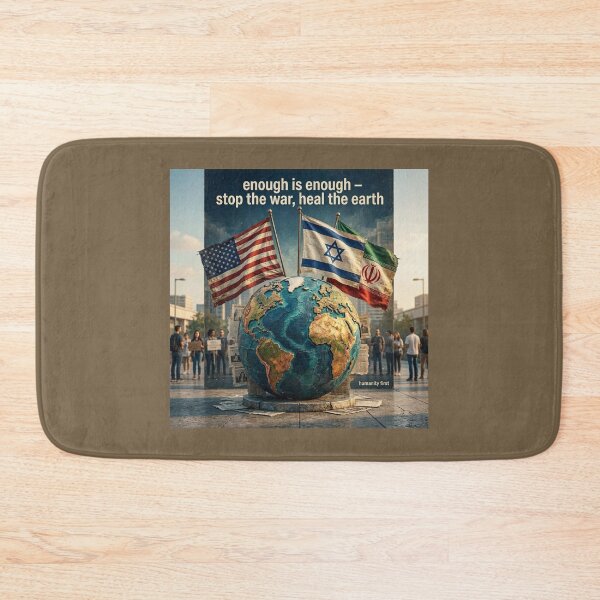 Item preview,  Enough Is Enough – Stop the War, Heal the Earth   designed and sold by PaintMeWorld.