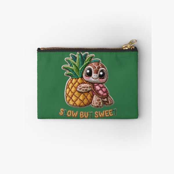 Item preview, Slow But Sweet Turtle Pineapple Patch designed and sold by MegaNovaArt.