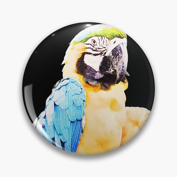 Item preview, Tropical Macaw - Vibrant Blue and Yellow Exotic Parrot  designed and sold by Tokraz-art.