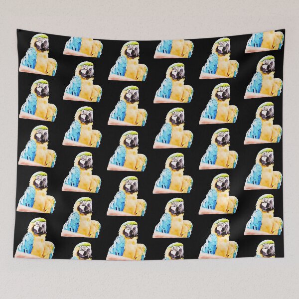 Item preview, Tropical Macaw - Vibrant Blue and Yellow Exotic Parrot  designed and sold by Tokraz-art.