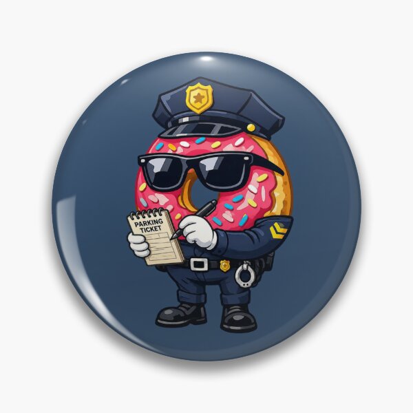 Item preview, Funny Breakfast League Donut Officer designed and sold by BROHLine Studio.