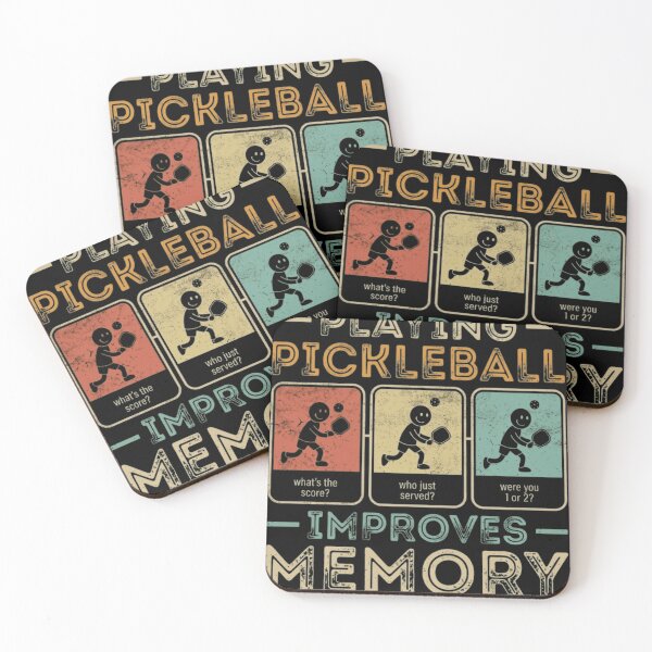 Item preview, Funny Pickleball Improves Memory Retro Sports Gift designed and sold by haitrieuic96.