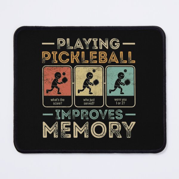 Item preview, Funny Pickleball Improves Memory Retro Sports Gift designed and sold by haitrieuic96.