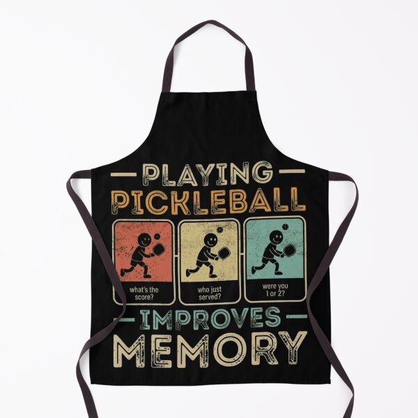 Item preview, Funny Pickleball Improves Memory Retro Sports Gift designed and sold by haitrieuic96.