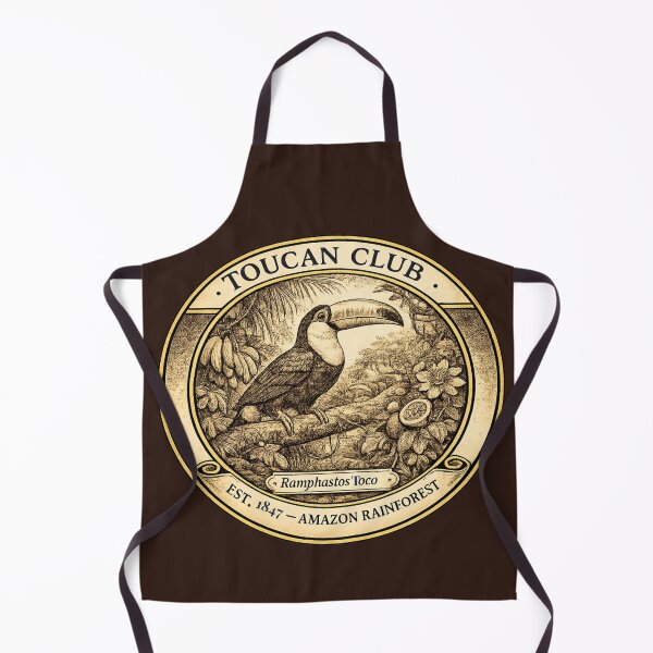 Item preview, Toucan Club Vintage Badge Amazon Rainforest Wildlife designed and sold by CalmCapy Co.