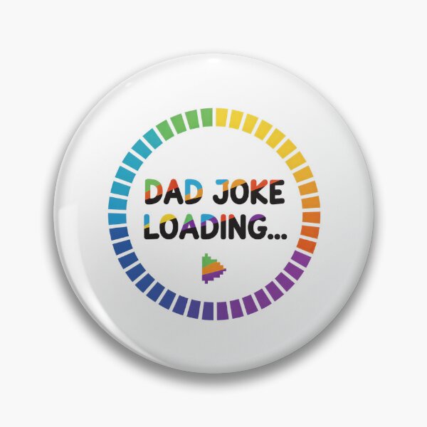Item preview, Dad Joke Loading Rainbow Progress Bar designed and sold by Teeny Quities.