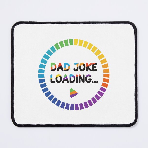 Item preview, Dad Joke Loading Rainbow Progress Bar designed and sold by Teeny Quities.