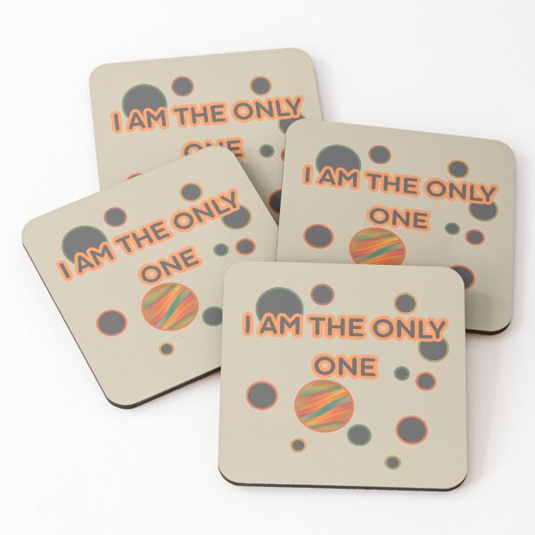 Item preview, I Am The Only One - Unique Colorful Circles Abstract Art designed and sold by PaniKulka.