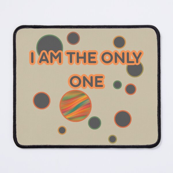 Item preview, I Am The Only One - Unique Colorful Circles Abstract Art designed and sold by PaniKulka.
