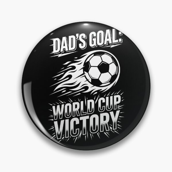 Item preview, Funny Dads Goal World Cup Victory Soccer Typography designed and sold by TeNovaStudio.