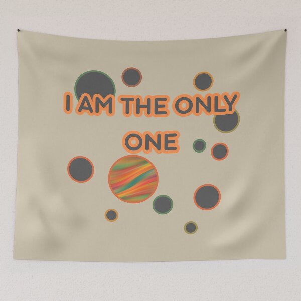 Item preview, I Am The Only One - Unique Colorful Circles Abstract Art designed and sold by PaniKulka.