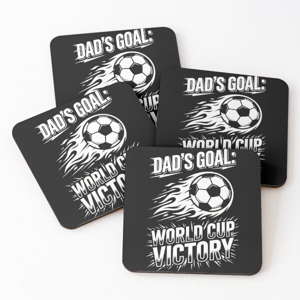 Item preview, Funny Dads Goal World Cup Victory Soccer Typography designed and sold by TeNovaStudio.