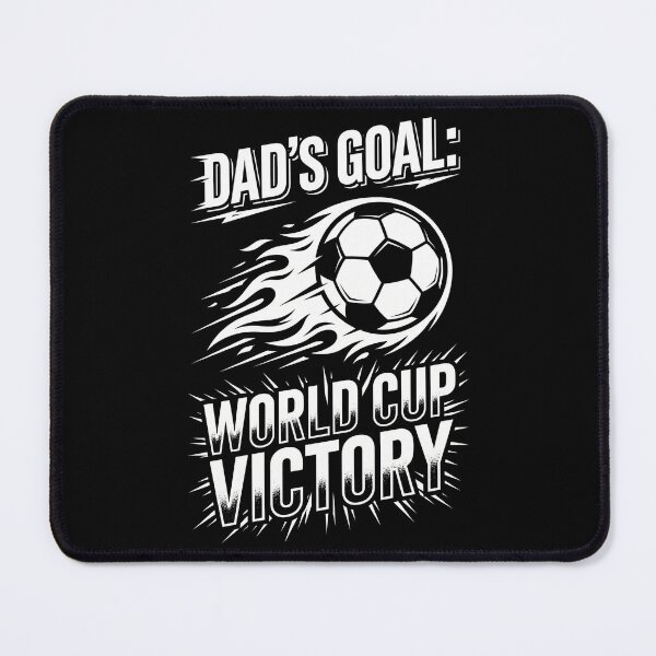 Item preview, Funny Dads Goal World Cup Victory Soccer Typography designed and sold by TeNovaStudio.
