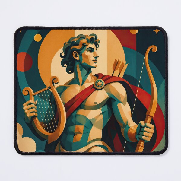 Item preview, Wall Art - Postcard - Greek God Apollo: Mythic Harmony designed and sold by ForeverPrintsOK.
