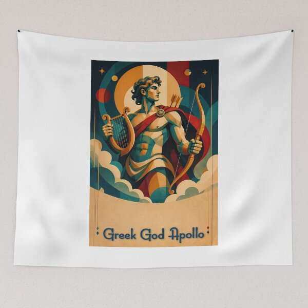 Item preview, Wall Art - Postcard - Greek God Apollo: Mythic Harmony designed and sold by ForeverPrintsOK.