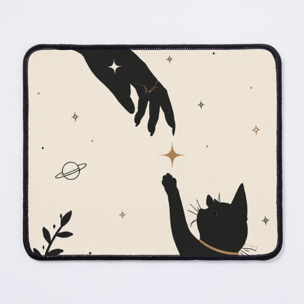 Item preview, Celestial Black Cat iPhone Case – Mystical Cat Reaching Stars Aesthetic Boho Moon Witchy Phone Case designed and sold by IconicDesignsXd.