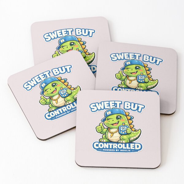 Item preview, Sweet But Controlled Dinosaur – Kids Type 1 Diabetes Shirt | Powered By Insulin designed and sold by Irysek.