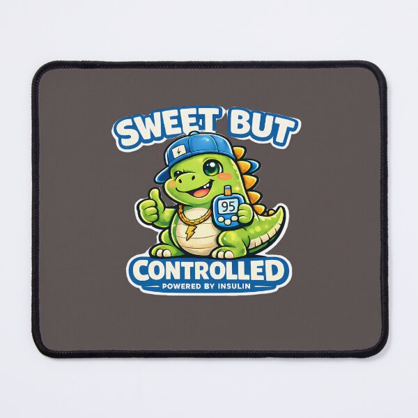 Item preview, Sweet But Controlled Dinosaur – Kids Type 1 Diabetes Shirt | Powered By Insulin designed and sold by Irysek.