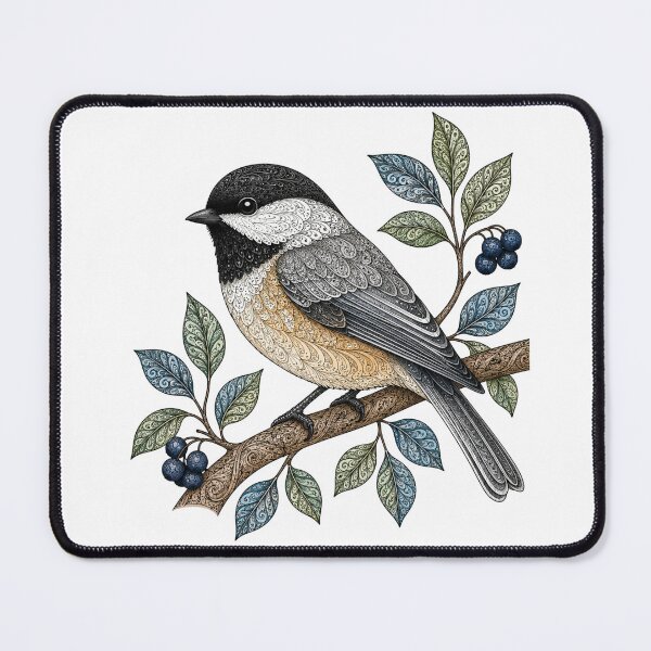Item preview, Intricate Chickadee designed and sold by PaintedbyCarol.