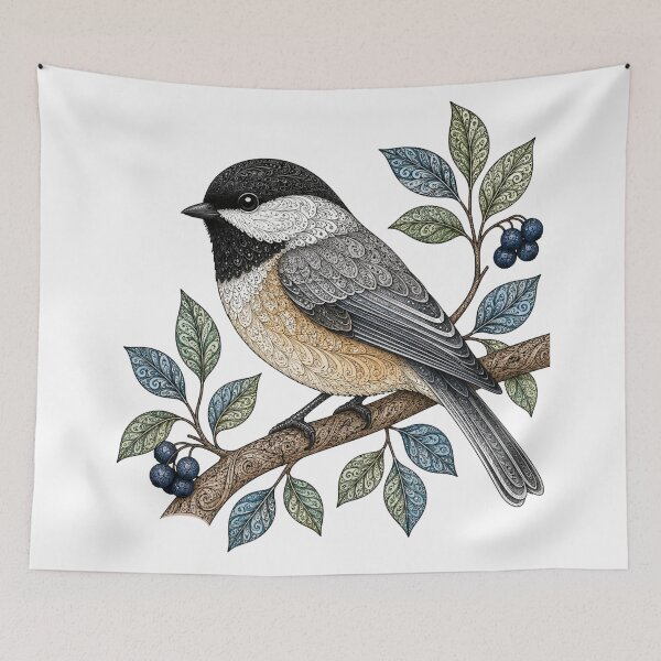 Item preview, Intricate Chickadee designed and sold by PaintedbyCarol.