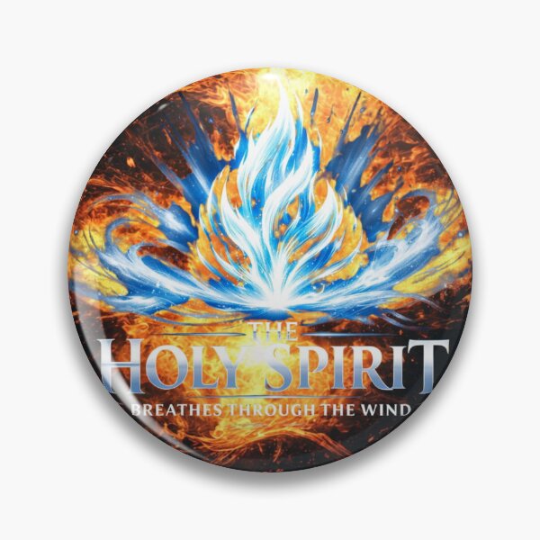 Item preview, The Holy Spirit Breathes Through the Wind – Divine Flame Art designed and sold by MastersDesignNk.