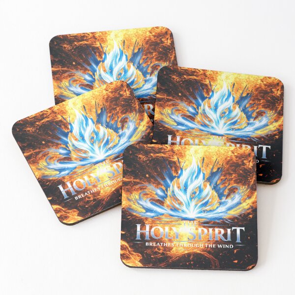 Item preview, The Holy Spirit Breathes Through the Wind – Divine Flame Art designed and sold by MastersDesignNk.