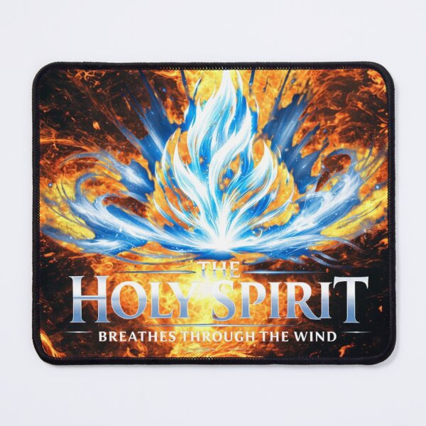 Item preview, The Holy Spirit Breathes Through the Wind – Divine Flame Art designed and sold by MastersDesignNk.