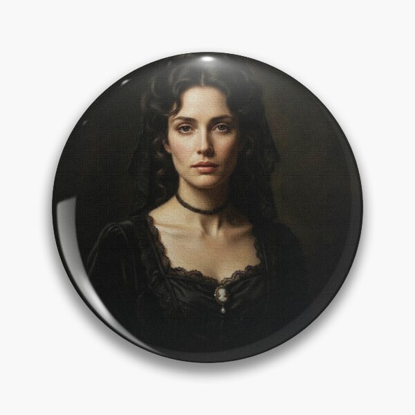 Item preview, With eyes burning as a coal – Lord Byron Dark Academia Portrait designed and sold by Contrast-Factory.