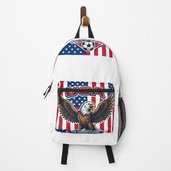 Item preview, USA The Summer Game 2026 Soccer Eagle Mascot designed and sold by laughingshirts.