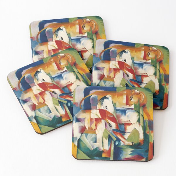 Item preview, Franz Marc - Elephant, horse, cow, winter designed and sold by Erlin Rudho.