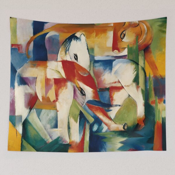 Item preview, Franz Marc - Elephant, horse, cow, winter designed and sold by Erlin Rudho.