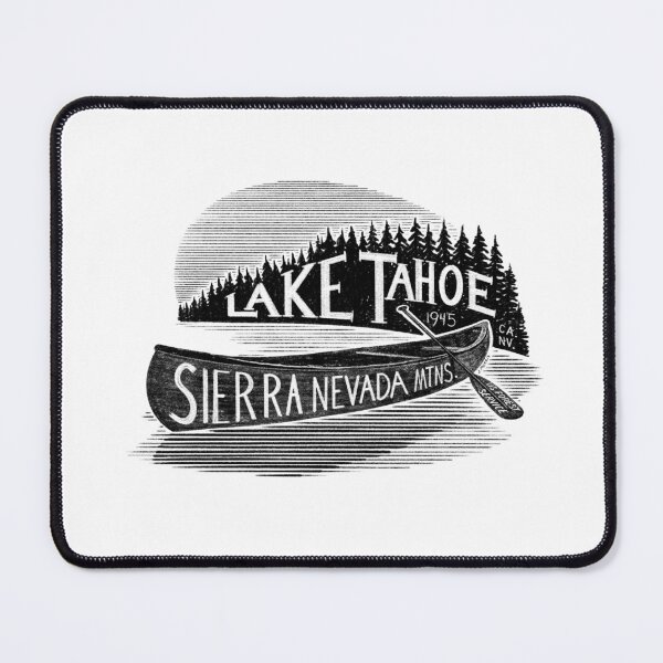 Item preview, Lake Tahoe Canoe Label designed and sold by John Morris Illustration.