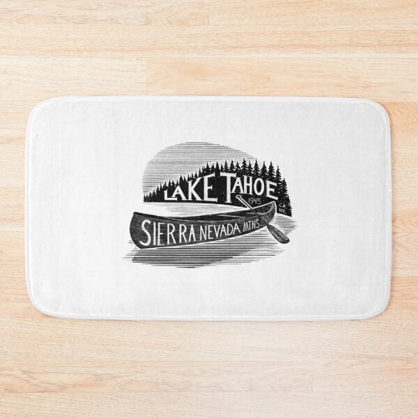 Item preview, Lake Tahoe Canoe Label designed and sold by John Morris Illustration.