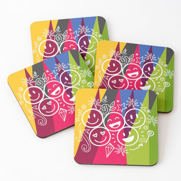 Item preview, happy faces designed and sold by mzindiaART.