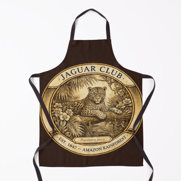 Item preview, Jaguar Club Vintage Badge Amazon Rainforest Wildlife designed and sold by CalmCapy Co.