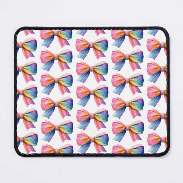 Item preview, Dreamy Galaxy Rainbow Bow Art designed and sold by CraftDesignAlchemy.
