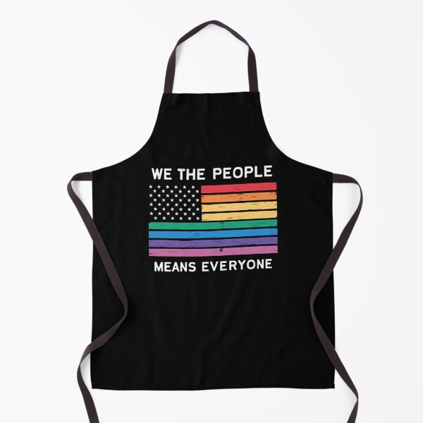 Item preview, We The People Means Everyone LGBT Pride American Flag designed and sold by alidiaa.