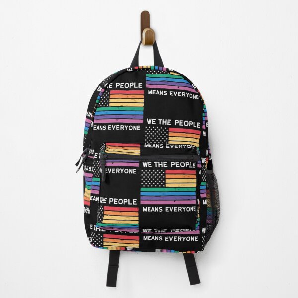 Item preview, We The People Means Everyone LGBT Pride American Flag designed and sold by alidiaa.