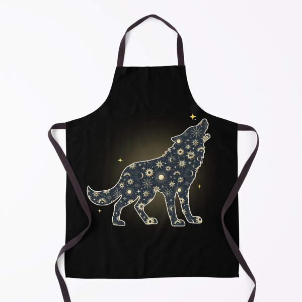 Item preview, Celestial Howling Wolf Mystical Starry Night Coyote designed and sold by QuirkyCloud Designs.
