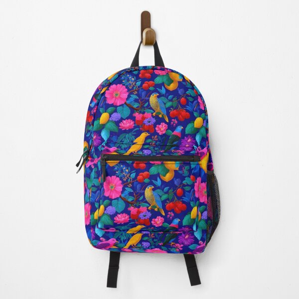 Item preview, Tropical Birds Lemon Floral Retro Pattern designed and sold by SecretDicer.