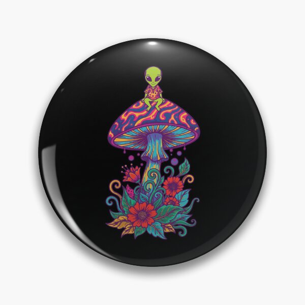 Item preview, trippy festival hippie mushroom tie dye rave designed and sold by LuminOrb.