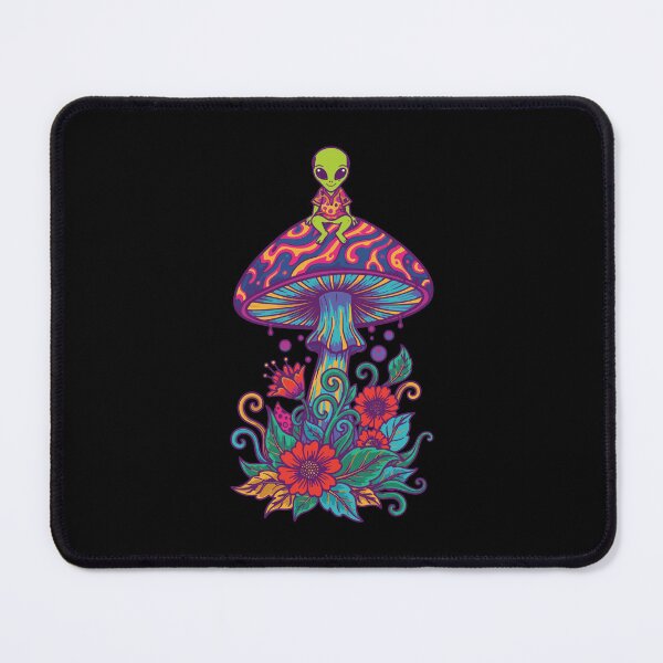 Item preview, trippy festival hippie mushroom tie dye rave designed and sold by LuminOrb.
