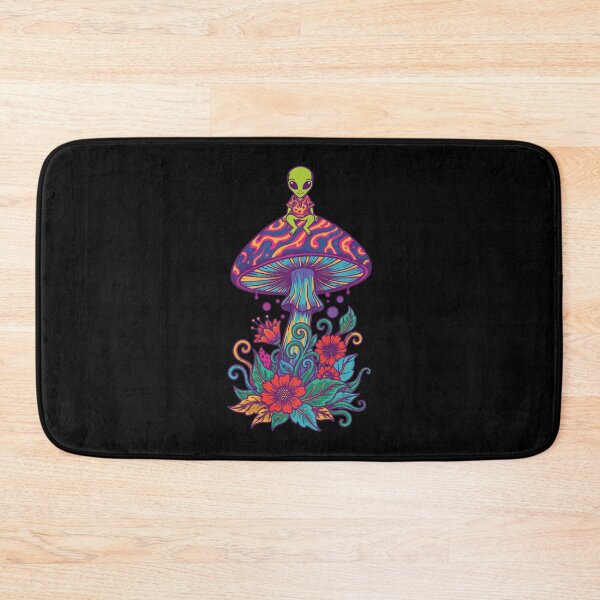 Item preview, trippy festival hippie mushroom tie dye rave designed and sold by LuminOrb.